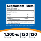 Nutricost capsules molles huile de lin, prise pratique pour routine santé.