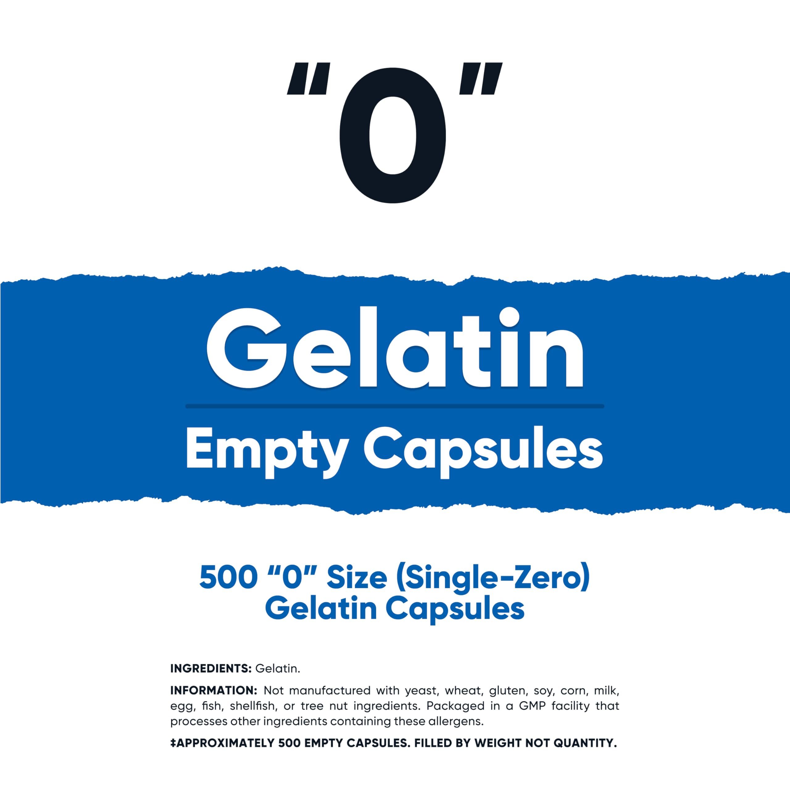 Capsules vides Nutricost en gelatine transparente, faciles à remplir pour vos compléments
