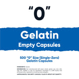 Capsules vides Nutricost en gelatine transparente, faciles à remplir pour vos compléments