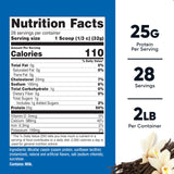Nutricost Caseine Vanille avec dosette pratique, mesurer facilement avant l'entraînement