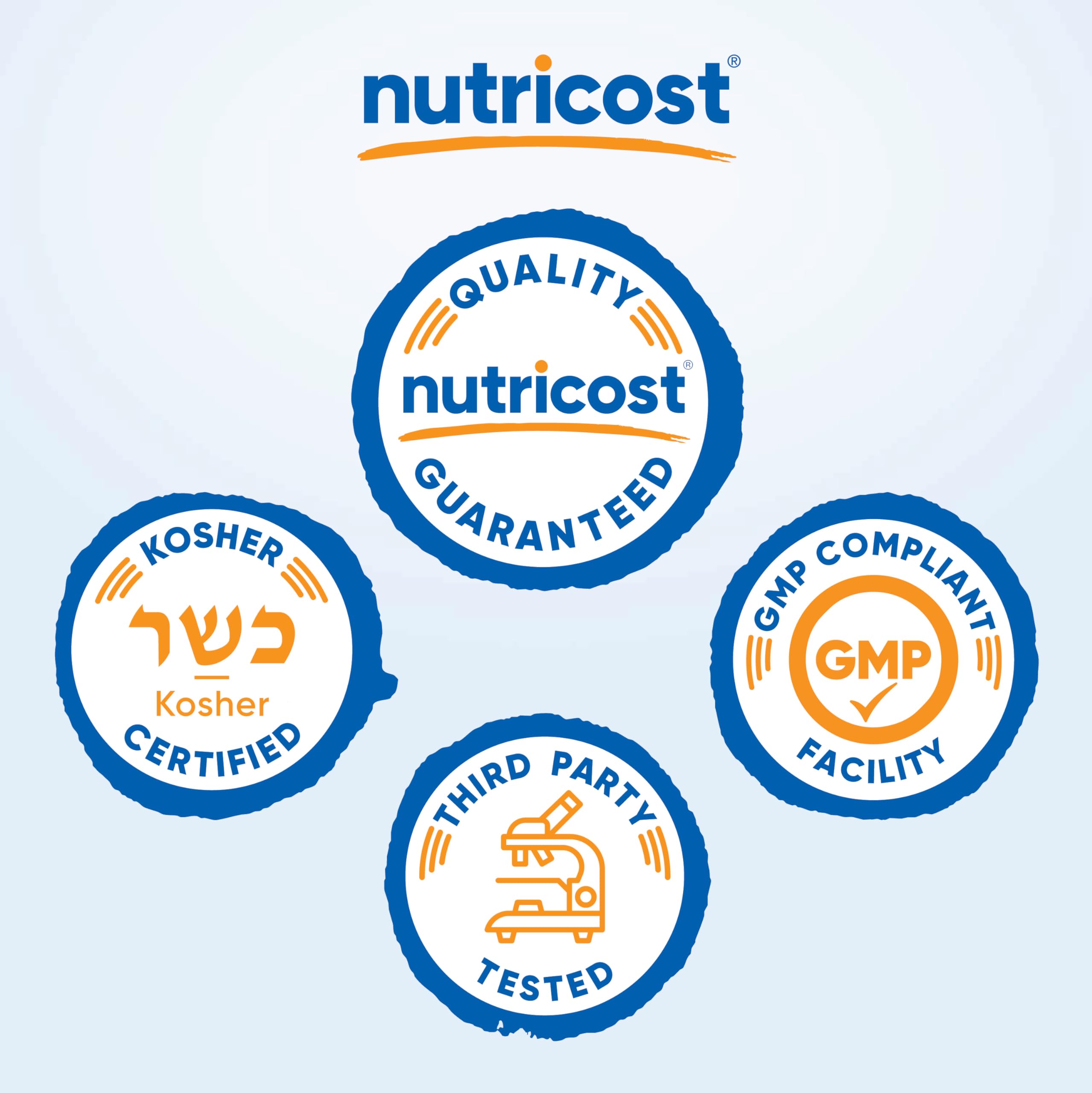 Nutricost certifications GMP et traçabilité pour vos préparations.