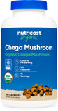 Nutricost Chaga bio – capsules, bouteille pratique pour votre routine quotidienne