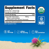 Nutricost chardon-Marie: cuillère-dose pour mesurer facilement une dose quotidienne.