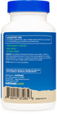 Nutricost Chlorella avec étiquettes et certifications visibles.