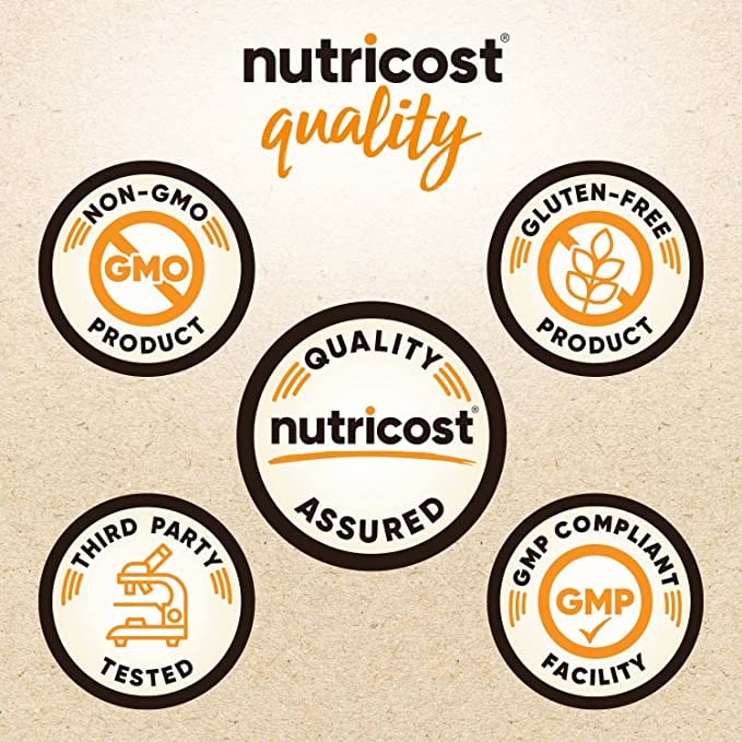 Nutricost Chlorella tablettes en groupe, prise simple dans une routine saine.