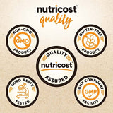 Nutricost Chlorella tablettes en groupe, prise simple dans une routine saine.