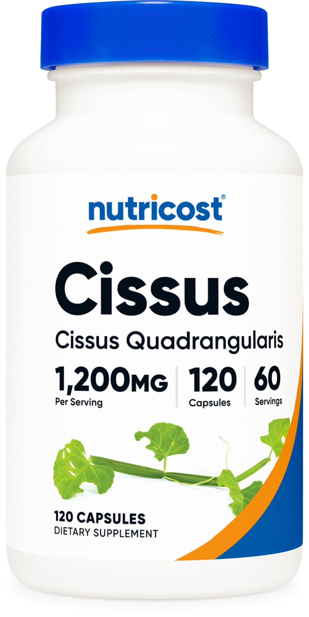 Nutricost Cissus Quadrangularis – bouteille de capsules prête à l'emploi pour une routine quotidienne.