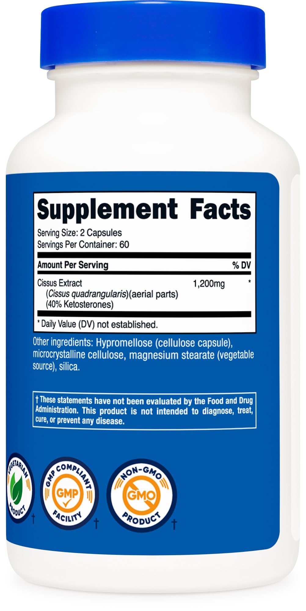 Nutricost Cissus Quadrangularis – usage quotidien montré, inspirant une routine saine.