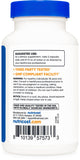 Étiquette lisible sur la bouteille Nutricost Cistanche Tubulosa précisant le dosage.
