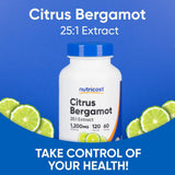 Nutricost Citrus Bergamot Capsules - tests indépendants ISO pour la transparence et la qualité.