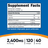 Nutricost CLA – gélules faciles à avaler, intégration simple dans la routine.