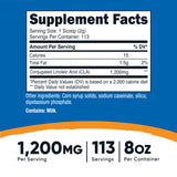 Nutricost CLA poudre avec doseur, pratique à ajouter aux shakes.