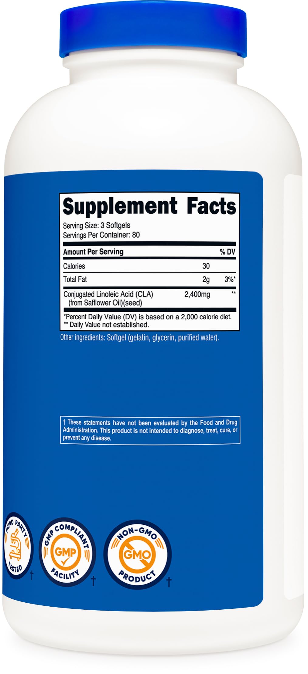 Intégration facile dans la routine matinale avec Nutricost CLA.