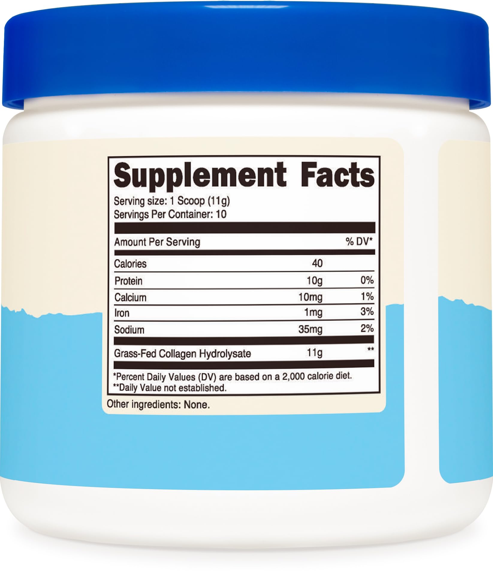 Nutricost Collagen Peptides, boisson chaude ou froide sans goût ajouté.