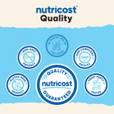 Nutricost collagène poudre caramel salé, faible en calories et sans gluten.