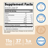 Scoop inclus Nutricost Collagen Peptides Vanille prêt à mesurer