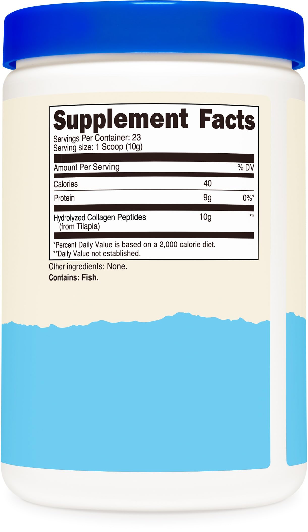 Nutricost Collagene Marin – 9 g de protéine par portion pour vos besoins quotidiens.