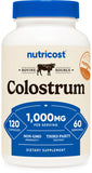 Nutricost Colostrum 1000mg – bouteille complète, idéale pour une routine quotidienne simple.