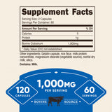 Nutricost Colostrum – gelules 1000mg, ensemble pratique pour la posologie quotidienne.