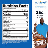Nutricost Shaq's Double Double Chocolate — texture riche et crémeuse après mélange.