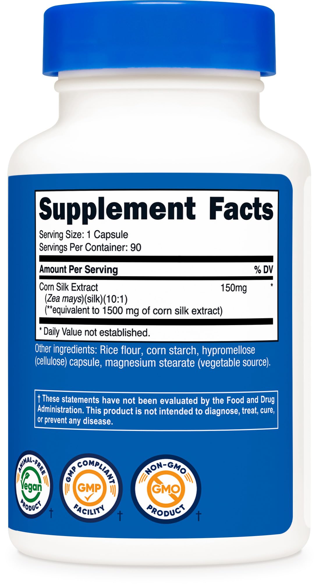 Nutricost Soie de Maïs contrôle qualité et traçabilité fiables.
