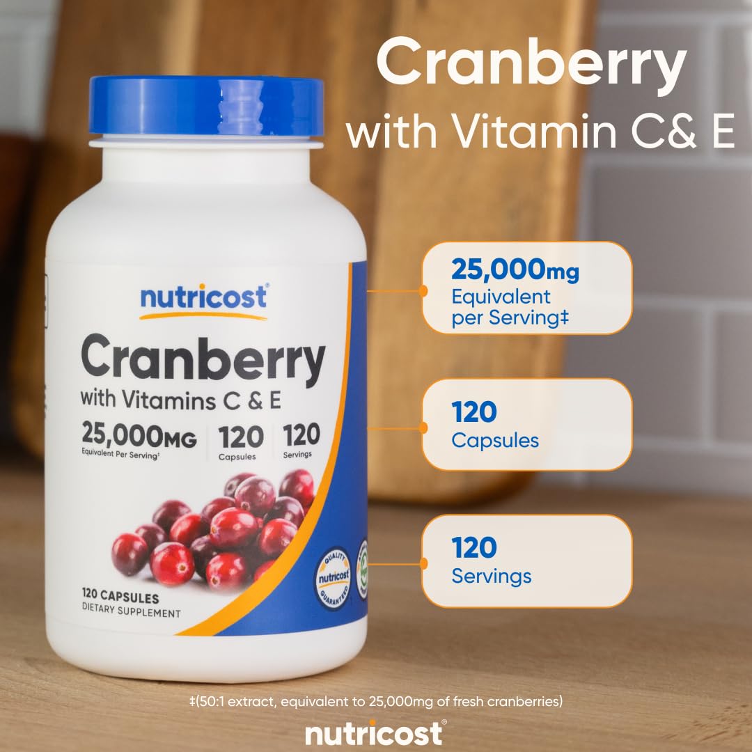 Nutricost Extrait de canneberge – Usine conforme BPF, securite et traçabilite.