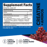 Nutricost Creatine + Aminos, dose mesurée, prise simple après l entraînement.