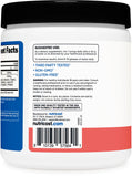 Nutricost Creatine Aminos ingrédients affichés, visuel clair du mélange à boire.