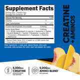 Nutricost Créatine + Aminos – poudre créatine monohydrate, mélange facile à préparer