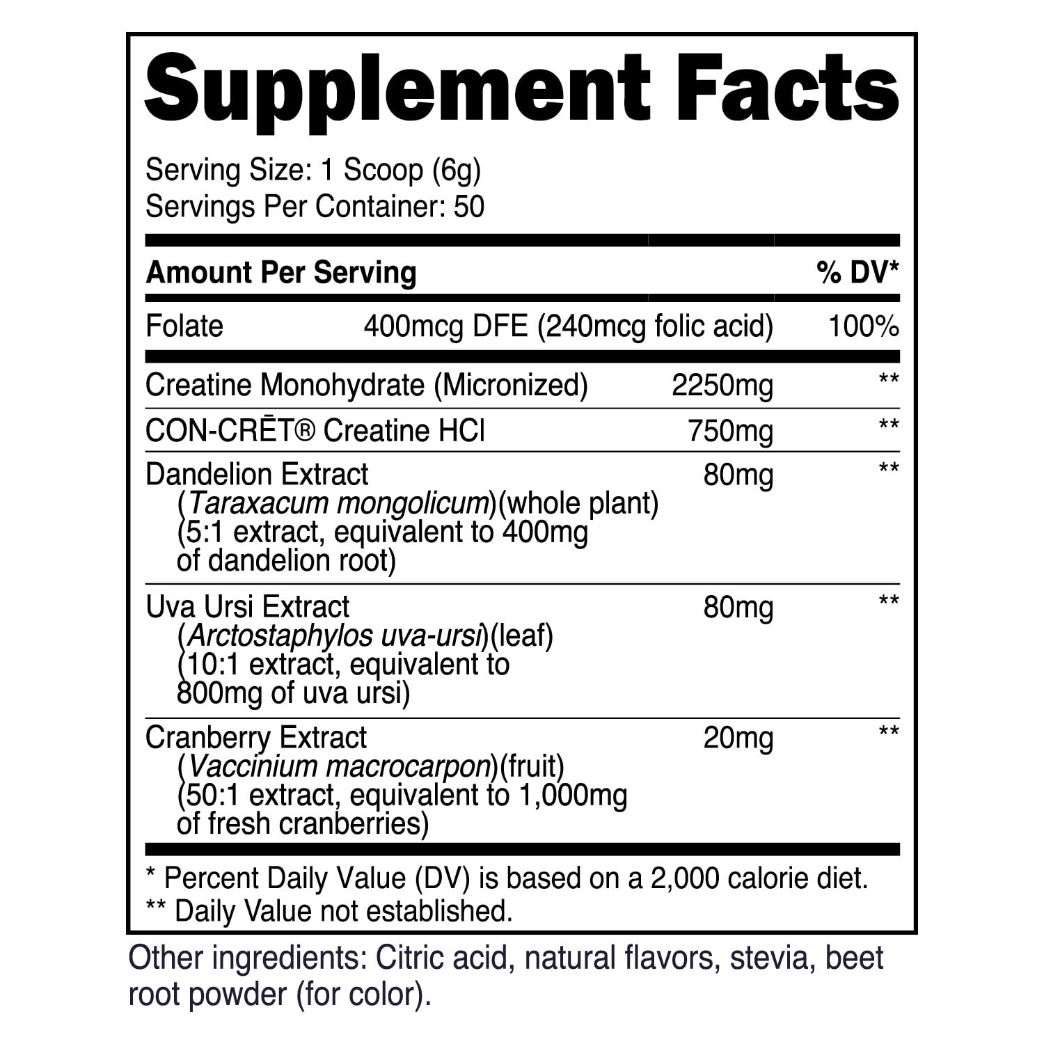 Nutricost créatine micronisée, cuillère-mesure incluse pour dosages faciles