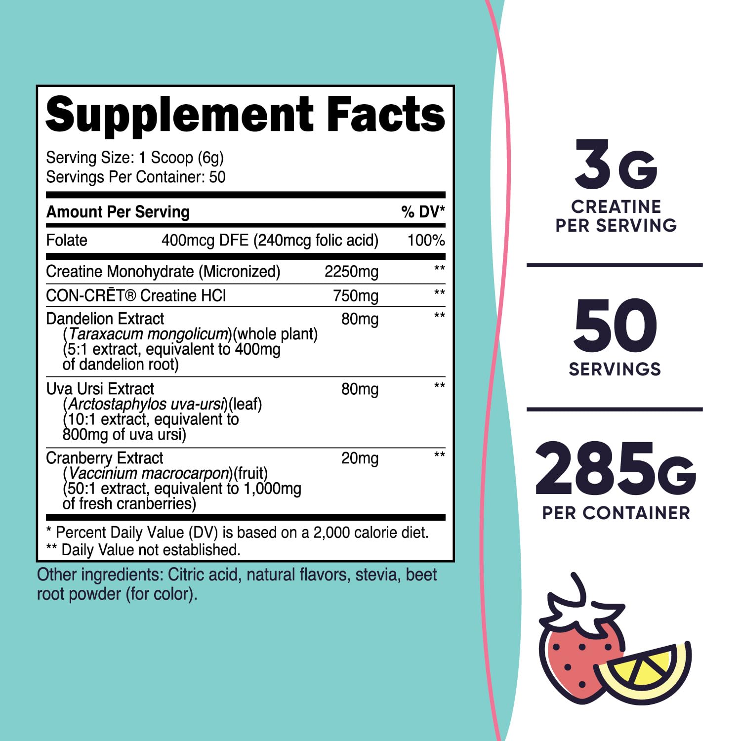 Nutricost créatine micronisée, poudre à diluer dans l'eau, facile à boire
