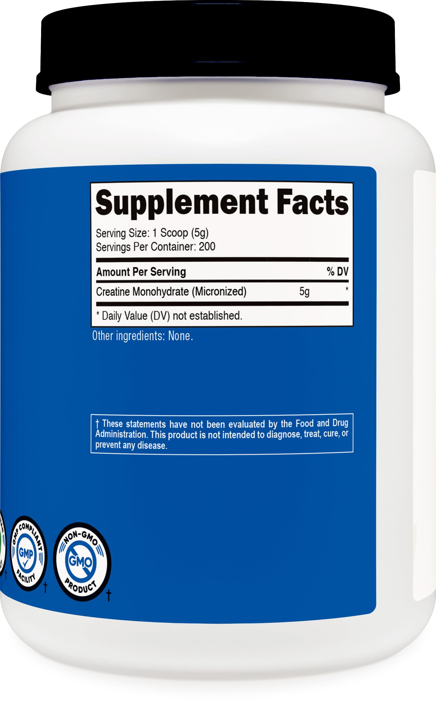 Nutricost Créatine Monohydrate Micronisée, préparation facile dans l'eau après l'entraînement.