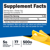 Nutricost Créatine Monohydrate Ananas Mangue - bouteille 500 g prête à l'utilisation régulière.