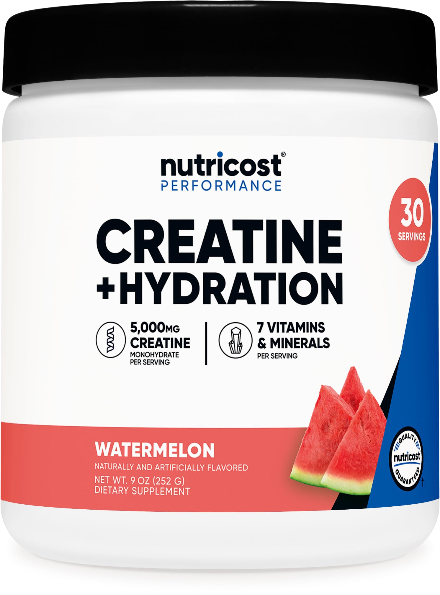 Nutricost créatine monohydrate hydratation melon – bouteille prête pour l'entraînement