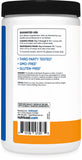 Étiquette Nutricost Créatine Monohydrate avec détails nutritionnels