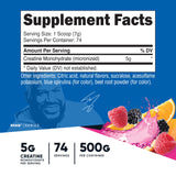 Nutricost Créatine Monohydrate Shaq’s Berry Blast, mélange lisse et dissolution rapide.