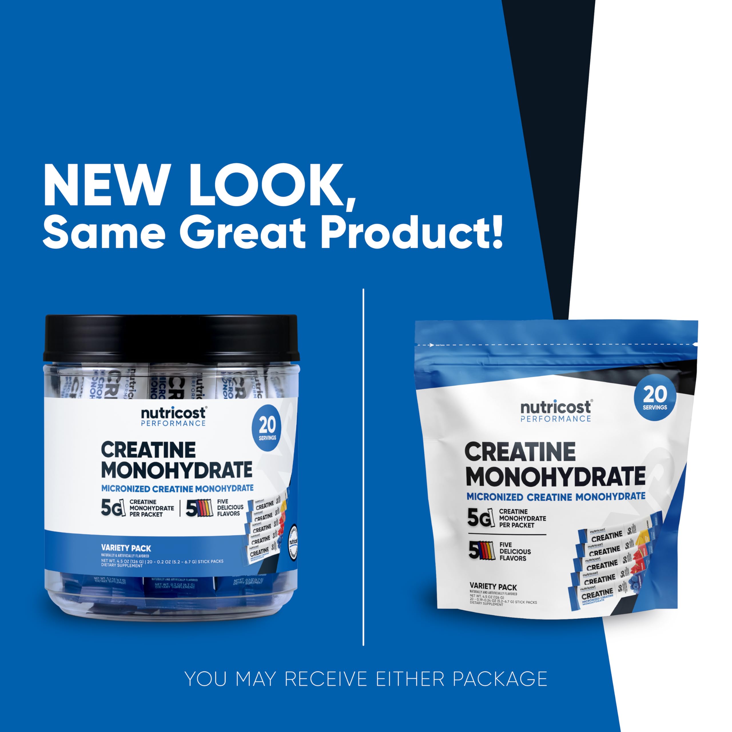 Nutricost Créatine Monohydrate Stickpack Pastèque, saveur rafraîchissante pour vos sessions