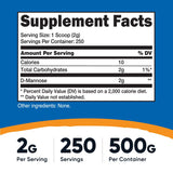 Nutricost D-Mannose – cuillère doseuse pour portions précises.