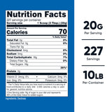 Nutricost Dextrose en poudre - portionnage précis facilitant les recettes.