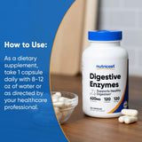 Nutricost Enzymes Digestives contrôle-qualité – essais et processus garantissant la sécurité