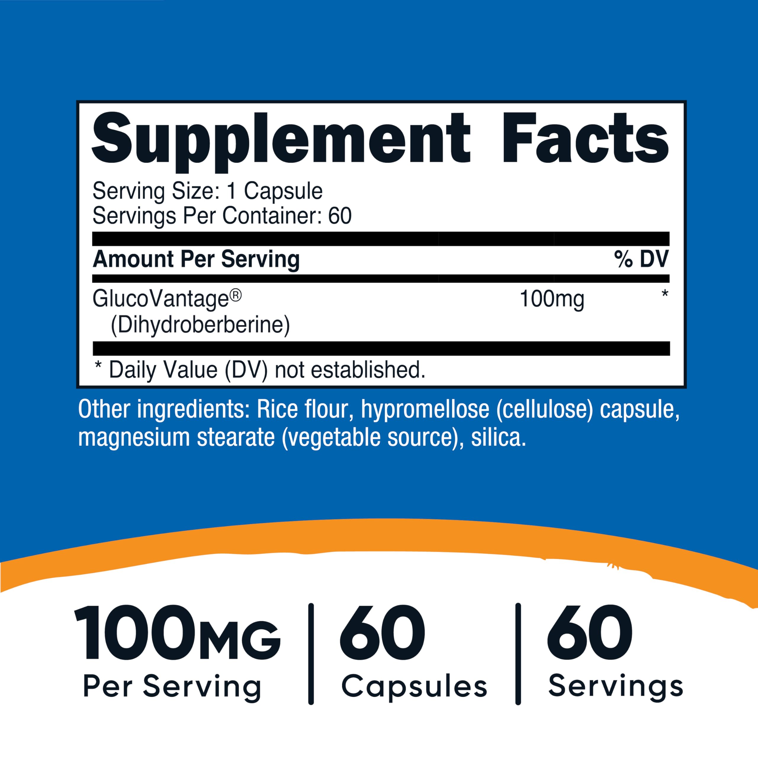 Nutricost Dihydroberberine – graphique illustrant l'absorption améliorée.