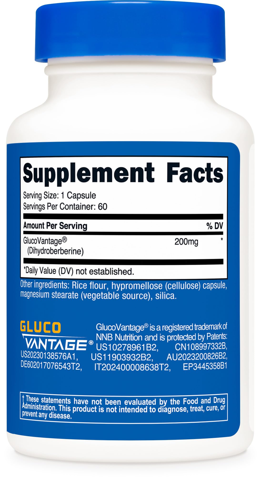 Nutricost Dihydroberberine capsules — formulation optimisée pour meilleure absorption potentielle.
