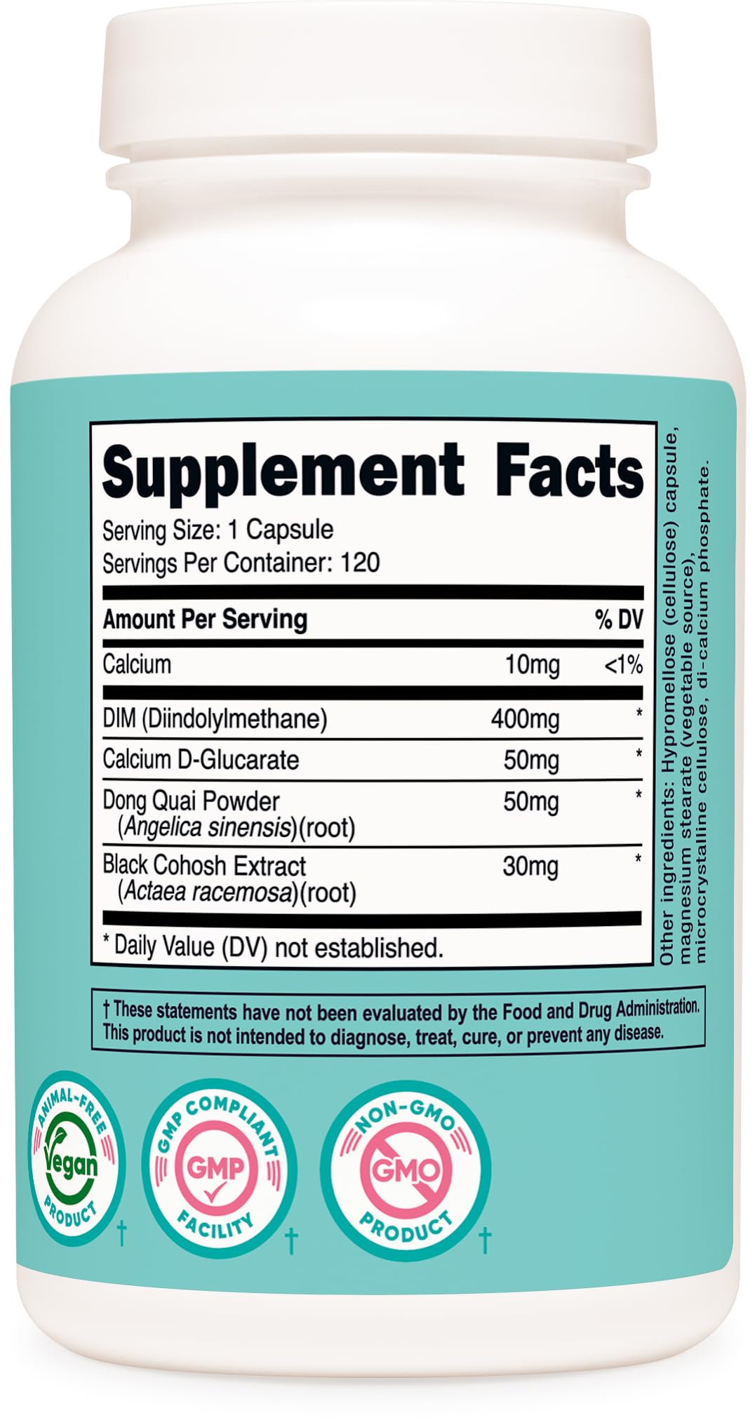 Nutricost DIM, gélules véganes sans gluten.
