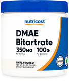 Nutricost DMAE-Bitartrate poudre 100 g, poudre pure pour formulations