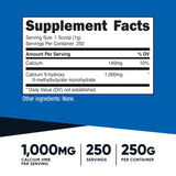 Nutricost Doseur 1000 mg inclus pour doser précisément votre portion.