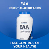 Nutricost EAA gélules – prise avant ou après l’entraînement pour régularité.