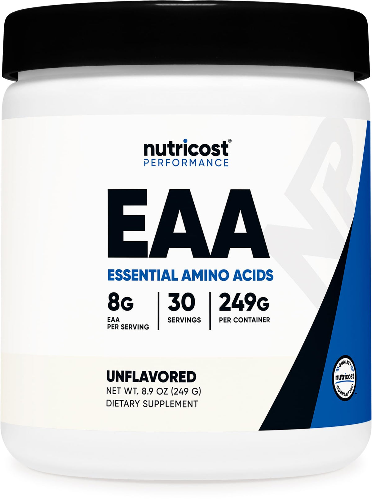 Nutricost EAA Poudre 30 portions: mélange d’EAA essentiels pour récupération et soutien global.