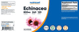 Nutricost Echinacea – dosage de 800 mg par portion, pratique à suivre
