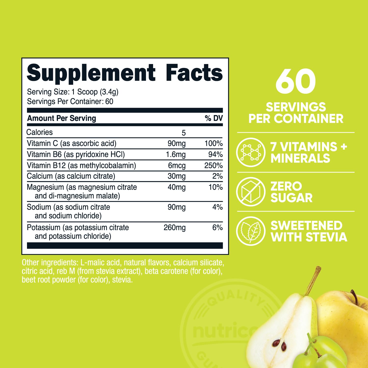 Nutricost Électrolytes Complex – scoop de mesure pour doser facilement.