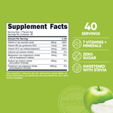 Nutricost Électrolytes Complex stick pomme verte, premier plan.
